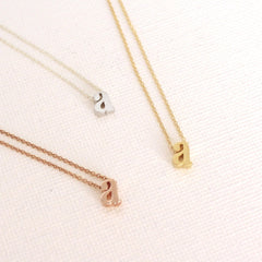 Gold Filled Chain for 3D Initial Charms