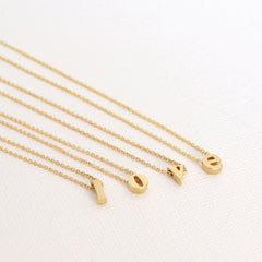 Gold Filled Chain for 3D Initial Charms