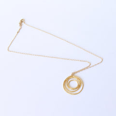 Sunrise Necklace - 18k Gold Pendant Charm Necklace