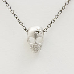 3D Ziggy Stardust Necklace - 18k Gold Skull Charm Necklace