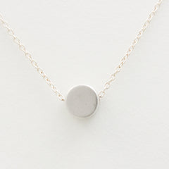 3D Mini Dot Necklace - 18k Gold Mini Dot Charm Necklace