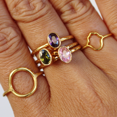 Hamsa Ring - 24k Gold Dipped Hand of Fatima
