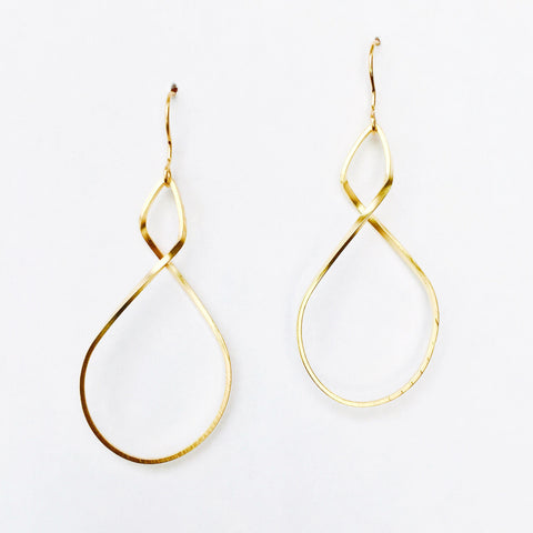 Infinity Earrings - 18k Gold Earrings