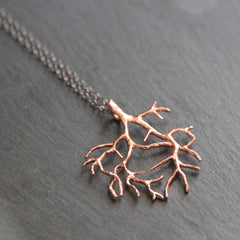 The Tree of Life Necklace - 18k Gold Tree Pendant Charm Necklace