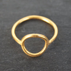 Infinity Ring - 24k Gold Dipped Ring